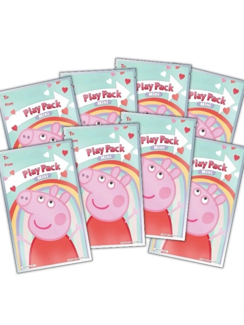 💞 New Pack of 8 Peppa Pig Mini Coloring Play Packs Party Favors